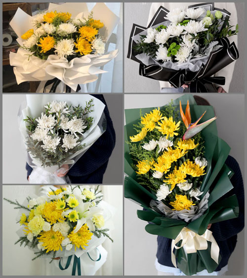 山东青岛平度市白沙河街道西洼子村白事花束代送